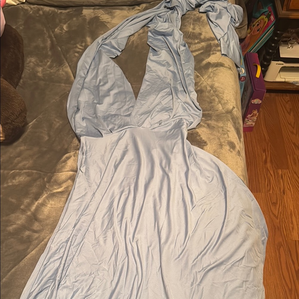 Elegant Light Blue Gown